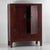 Antique Burgundy Red Wardrobe, 1900s For Sale - Image 3 of 11