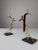 Metal Sculptural Bronze Candelabras from Karl Hagenauer, 1940s, Set of 2 For Sale - Image 7 of 17