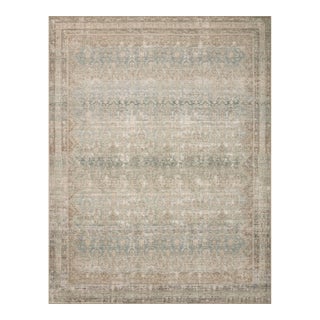 Angela Rose x Loloi Aubrey Rug Jade / Natural 2'-0" x 5'-0" Accent Rug For Sale