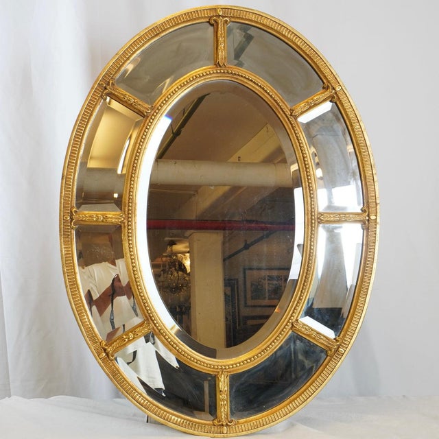 Neoclassical Vintage Friedman Brothers The Burnside Accent Mirror For Sale - Image 3 of 6