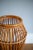 Wood Light-Finish Rush Umbrella Stand, Italy, 1970 For Sale - Image 7 of 10