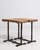 1970s Pair Of Oak Side Tables With Iron Base For Sale - Image 14 of 15