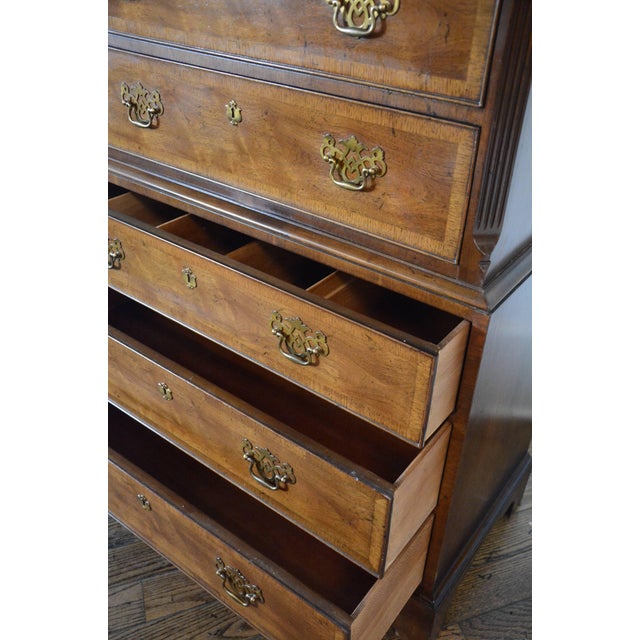 1940s Regency Henredon Portfolio Chest on Chest For Sale In Nashville - Image 6 of 11