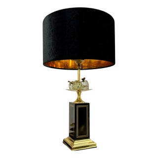 Hollywood Regency Table Lamp with Glass Fruit from Maison Charles, France, 1970s For Sale