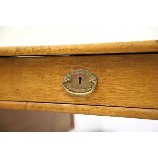 Brown Small Austrian Youth Style Desk, 1890s For Sale - Image 8 of 11