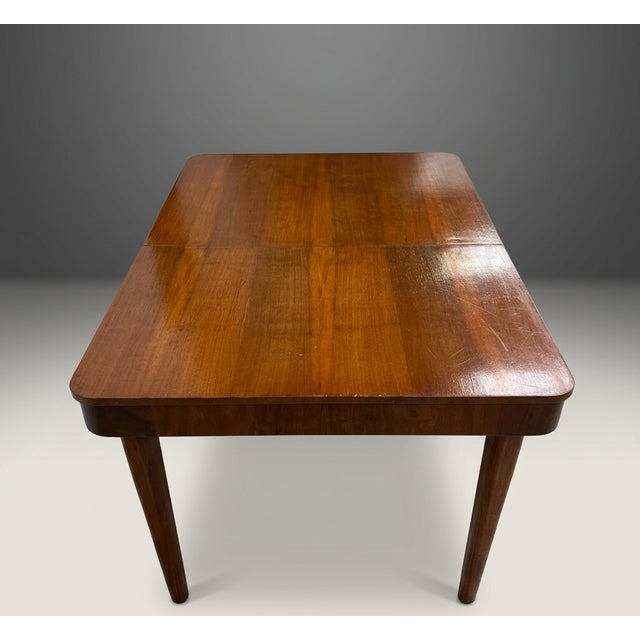 1950s Mid-Century Extendable Dining Table in Wood from Jindřich Halabala, 1950s For Sale - Image 5 of 8