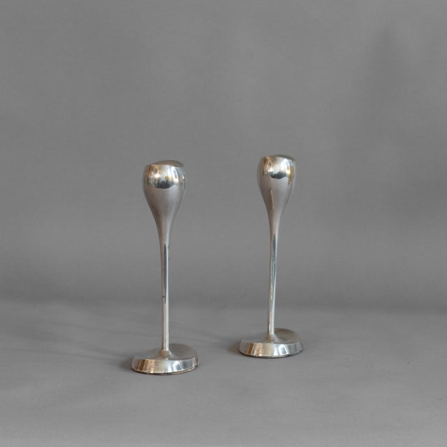 Danish Candlesticks, 1970s, Set of 2 For Sale - Image 7 of 7