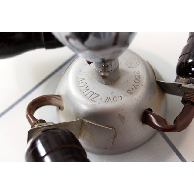 Large Vintage Czechoslovakian Opaline Glass Pendant Lights, 1970s, Set of 2 For Sale - Image 11 of 18