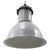 Vintage Industrial British Gray Enamel Pedant Light, 1950s For Sale - Image 4 of 6