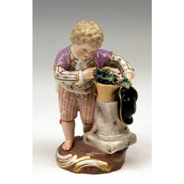 Ceramic Model F 24 Children Figurines, 1870, Set of 2 For Sale - Image 7 of 9