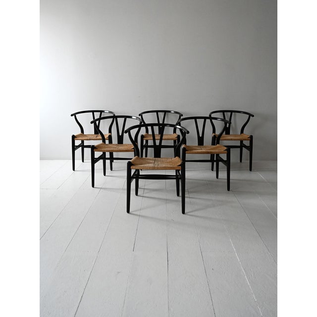 CH24 Chairs by Hans Wegner from Carl Hansen & Søn, 1950s, Set of 6 For Sale - Image 10 of 10