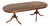Antique Regency Extending Dining Table, 1950 For Sale