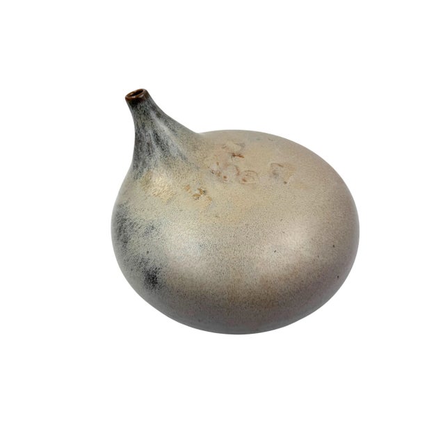 Mid-Century Organic Modern Gres Vase from Franco Bucci, Italy, 1970 For Sale - Image 13 of 17