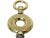 19th Century Brass and Gold Watch-Key For Sale - Image 4 of 4