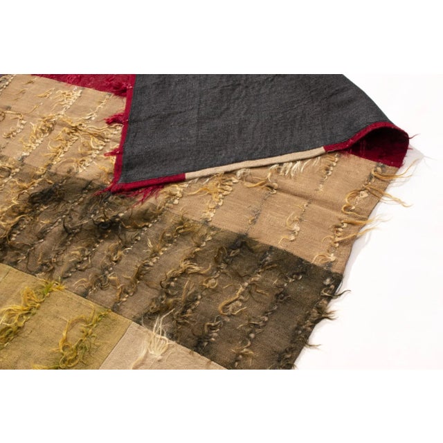 1950s Vintage Midcentury Tulu Red and Multi-Color Wool Rug by Rug & Kilim For Sale - Image 5 of 5