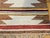 Brown Vintage Native American Navajo Area Rug, Handwoven Wool, Geometric Band Pattern, Ivory, Rust, Purple, Yellow, 2x3 For Sale - Image 8 of 14