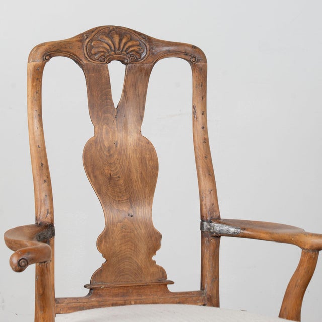 Baroque Pair, 18th Century Swedish Baroque Armchairs For Sale - Image 3 of 16