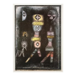 1989 After Paul Klee "Materialised Ghosts", Full-Colorprint From France