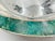 1980s Emilia Castillo Silver-Plated Serving Bowl With Malachite Inlay, Mexican Design For Sale - Image 16 of 18