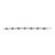 Contemporary .925 Sterling Silver 1/10 Cttw Natural Round Diamond and 7X5MM Oval Amethyst Cross Tennis Bracelet (I-J Color, I1-I2 Clarity) - 7" For Sale - Image 3 of 5