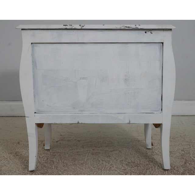 Pair of French Louis XV Style Painted Commode Chests For Sale - Image 18 of 18