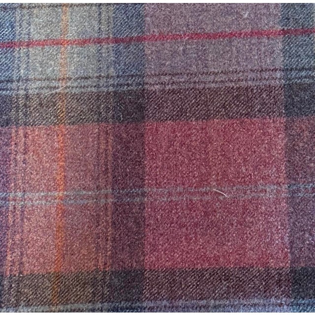 Sanderson Sanderson "Wool Plaid" in Moorland Heather 22" Pillows-a Pair For Sale - Image 4 of 4