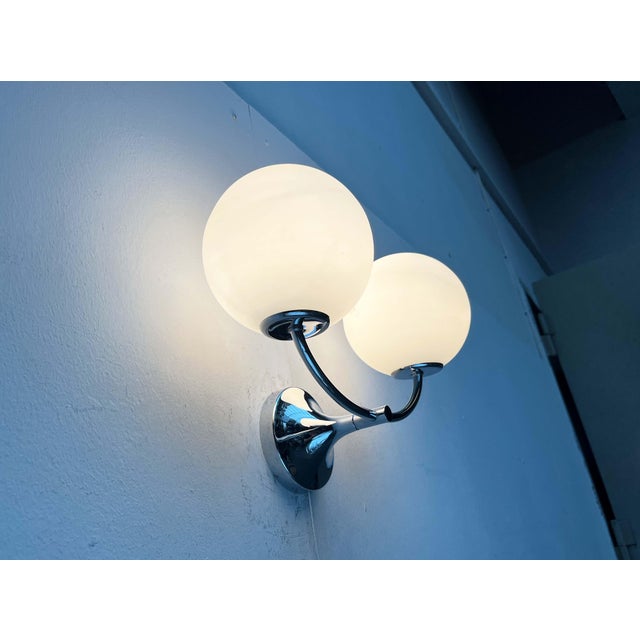 Mid-Century Modern Swiss Space Age Type 1804 Chrome Sconce by E.R. Nele for Temde, 1960s For Sale - Image 12 of 18