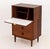 Wood Modern Fall-Front Walnut Secretary For Sale - Image 7 of 11