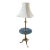 French Provincial Solid Brass Tripod Cabriolet Leg Floor Lamp & Shade From Stiffel For Sale - Image 12 of 13
