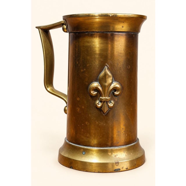 A beautiful art nouveau style tankard, attributable to the french bronze caster and sculptor max le verrier (1891-1973),...
