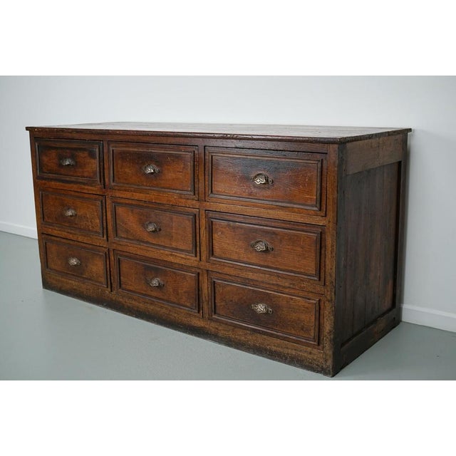 French Oak & Fruitwood Apothecary Filing Cabinet For Sale - Image 16 of 18