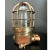 Wiska Early 20th Century Wiska Brass Cage Ship Ceiling Light With Two Side Conduits For Sale - Image 4 of 12