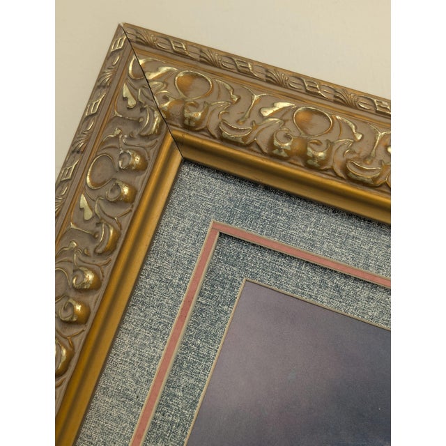 Ornate Gold Wooden Picture Frame, 1965 For Sale - Image 4 of 10