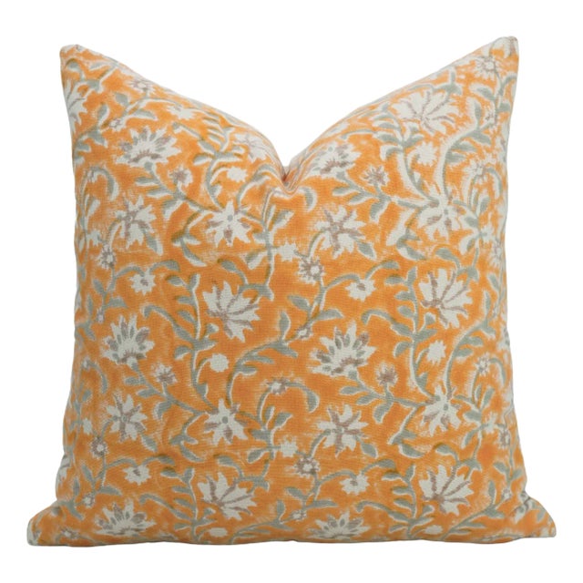 Fabdivine Decorative Block Print Cushion Cover 12x20 Inch Duck Canvas-Aradhana For Sale