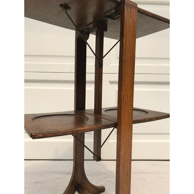 1900's Antique Folding Cake/Pie Stand Display For Sale - Image 11 of 13