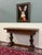 French Antique French Flip Top Envelope Library Table Console Sofa Entry Table Oak For Sale - Image 3 of 18