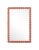 Contemporary Fleur Home Audubon Bamboo Rectangle Mirror in Red Earth, 36x48 For Sale - Image 3 of 3
