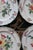 Vintage Wedgwood Etruria English Floral Creamware Salad Plates With Scalloped Green Rims — Set of Four For Sale - Image 17 of 18