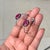 Art Deco 14k White Gold 3.19ct Ruby, Diamond & Black Enamel Hoop Earrings- A Pair For Sale In New York - Image 6 of 16