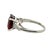 Contemporary 5.04 Carat Vivid Red Burmese Spinel Ring, Size 7.5 For Sale - Image 3 of 5