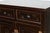 Mid-Century Carved Blossom Black Asian Cabinet For Sale - Image 4 of 14