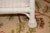 Vintage White Wicker Square Side / End Table With Lower Shelf For Sale - Image 11 of 13