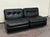 C&B Italia Circa 1970 Original Black Leather Amanta Lounge Chairs by Mario Bellini for C&b Italia For Sale - Image 4 of 18