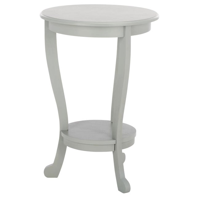 Wood Mary Pedestal Table in Robins Egg Blue For Sale - Image 7 of 8