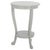Wood Mary Pedestal Table in Robins Egg Blue For Sale - Image 7 of 8
