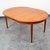 1960s 1960s Mid Century Danish Dining Table Teak Round Square Expanding Leaf Oval Denmark For Sale - Image 5 of 12