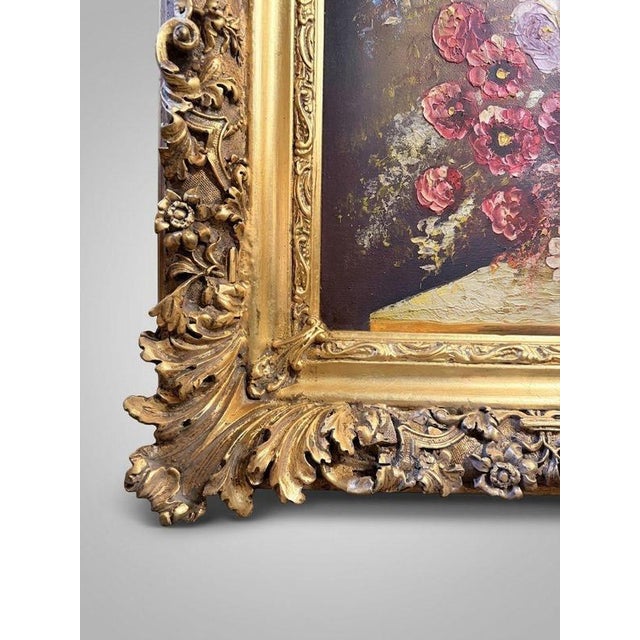 A beautiful oil on canvas, layered up with impasto texture and full of character. The colors hit just right, bringing that...
