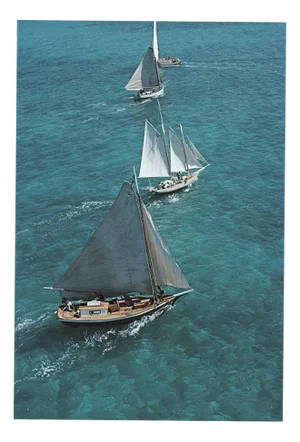 Slim Aarons, Sailing in the Bahamas, Color C-Print Seascape Photograph
