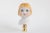 Metal Blonde Doll Head Lamp Finial on Brass Hardware For Sale - Image 7 of 7