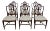 Set of 6 Federal Style Mahogany Shield Dining Room Chairs For Sale